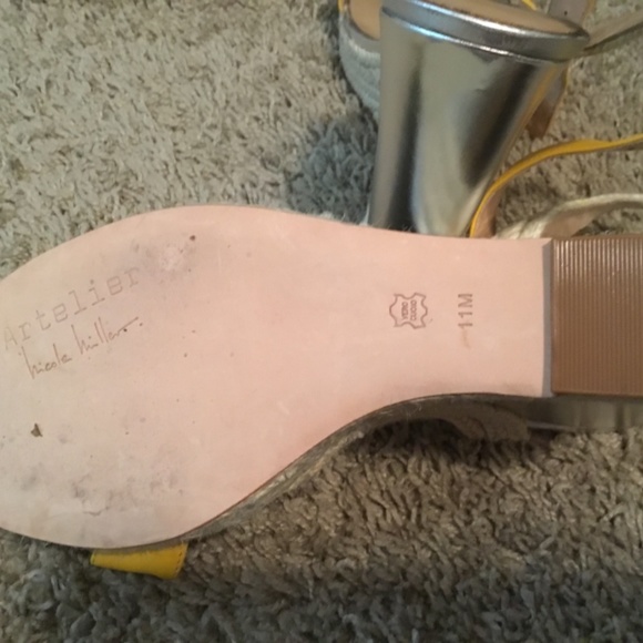 Nicole Miller Cross Strap Espadrille - Picture 4 of 4